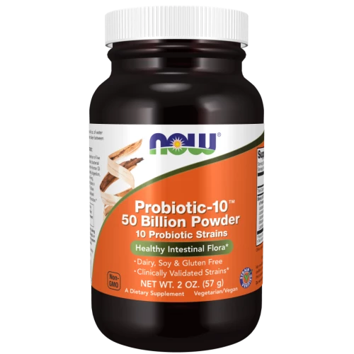 NOW - Probiotic-10 50 Billion Powder - 57 g